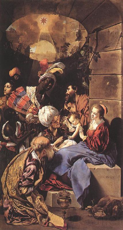 MAINO, Fray Juan Bautista Adoration of the Kings g Spain oil painting art
